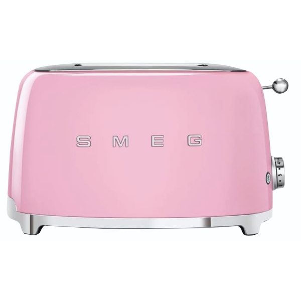 Picture of SMEG 2 Slice 950W Toaster TSF01PK Pink