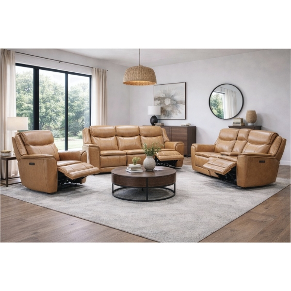 Picture of Bellwood 3Pce 5 Motion Lounge Suite - Palomino Brown