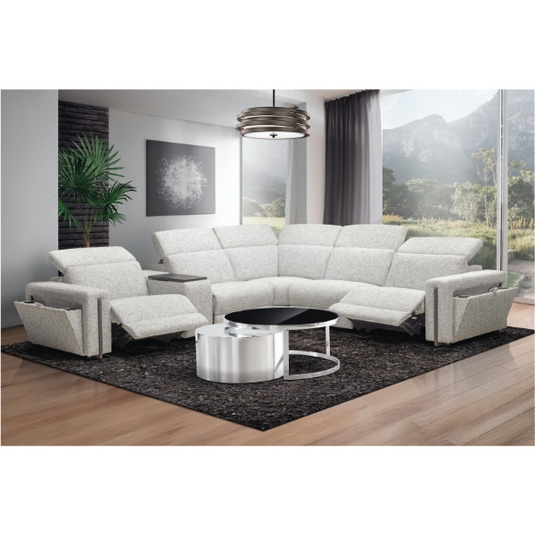 Picture of Seattle 6 Pce 2 Motion Corner Lounge Suite - Beige