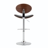 Picture of Galaxy Adjustable Bar Stool - Black & Walnut