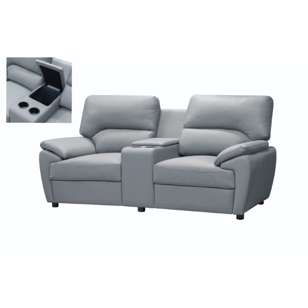 Picture of Chelsea 2 Seater Cinema Couch with Console & Cup Holder