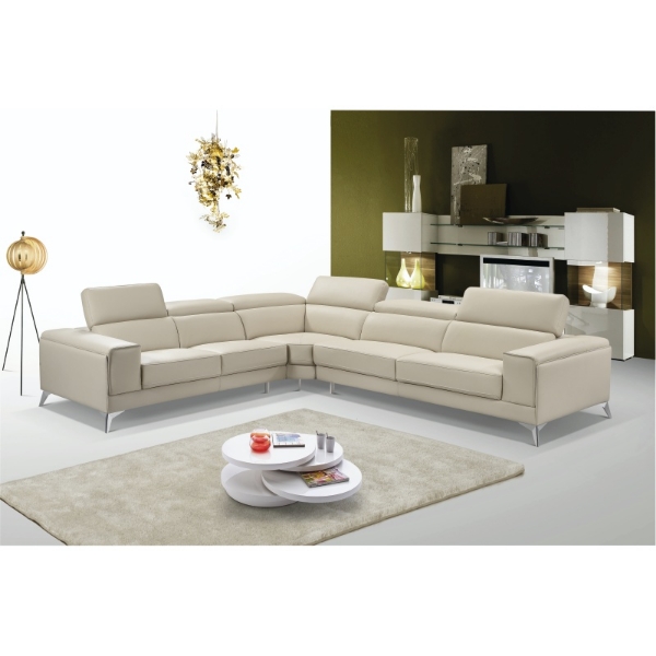 Picture of Oakleigh 3 Piece Corner Lounge Suite - Beige