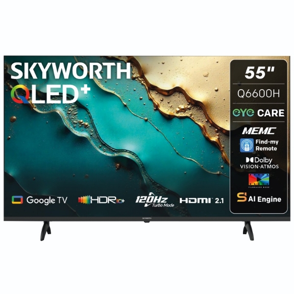 Picture of SKYWORTH 55" 4K QLED 122HZ GOOGLE TV 55Q6600H