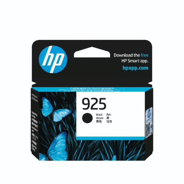 Picture of HP 925 BLACK ORIGINAL INK CARTRIDGE 4K0V9PE