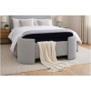 Picture of Curve Storage Blanket Box - Grey