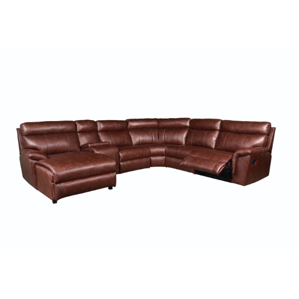 Picture of Arielle 5 Piece 1 Motion Corner Lounge Suite