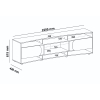Picture of Elegance TV Stand - Off White