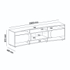 Picture of Elegance TV Stand - Cedar & Off White