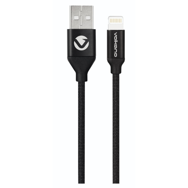 Picture of VOLKANO ON THE GO USB LIGHTNING CABLE VK-PDQ203-BK