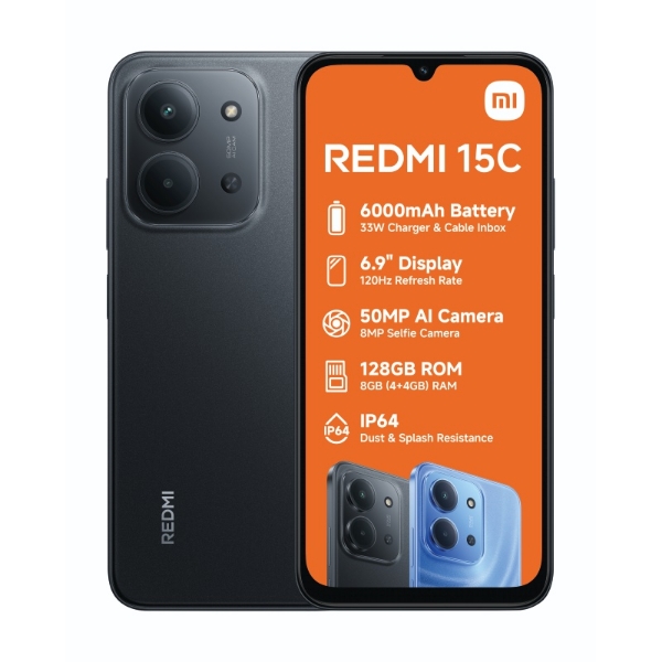 Picture of XIAOMI CELLPHONE REDMI 15C 4GB RAM /128GB ROM